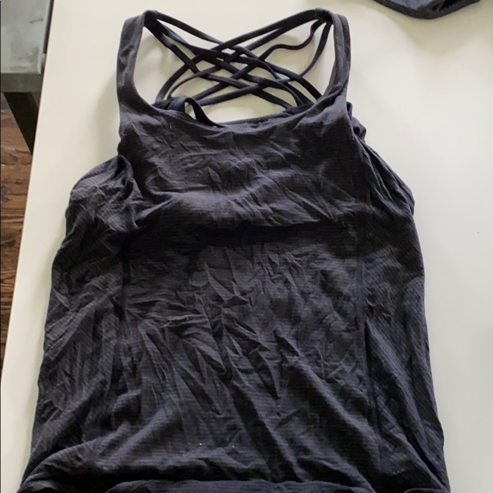 Lulu Lemon Tank with open back